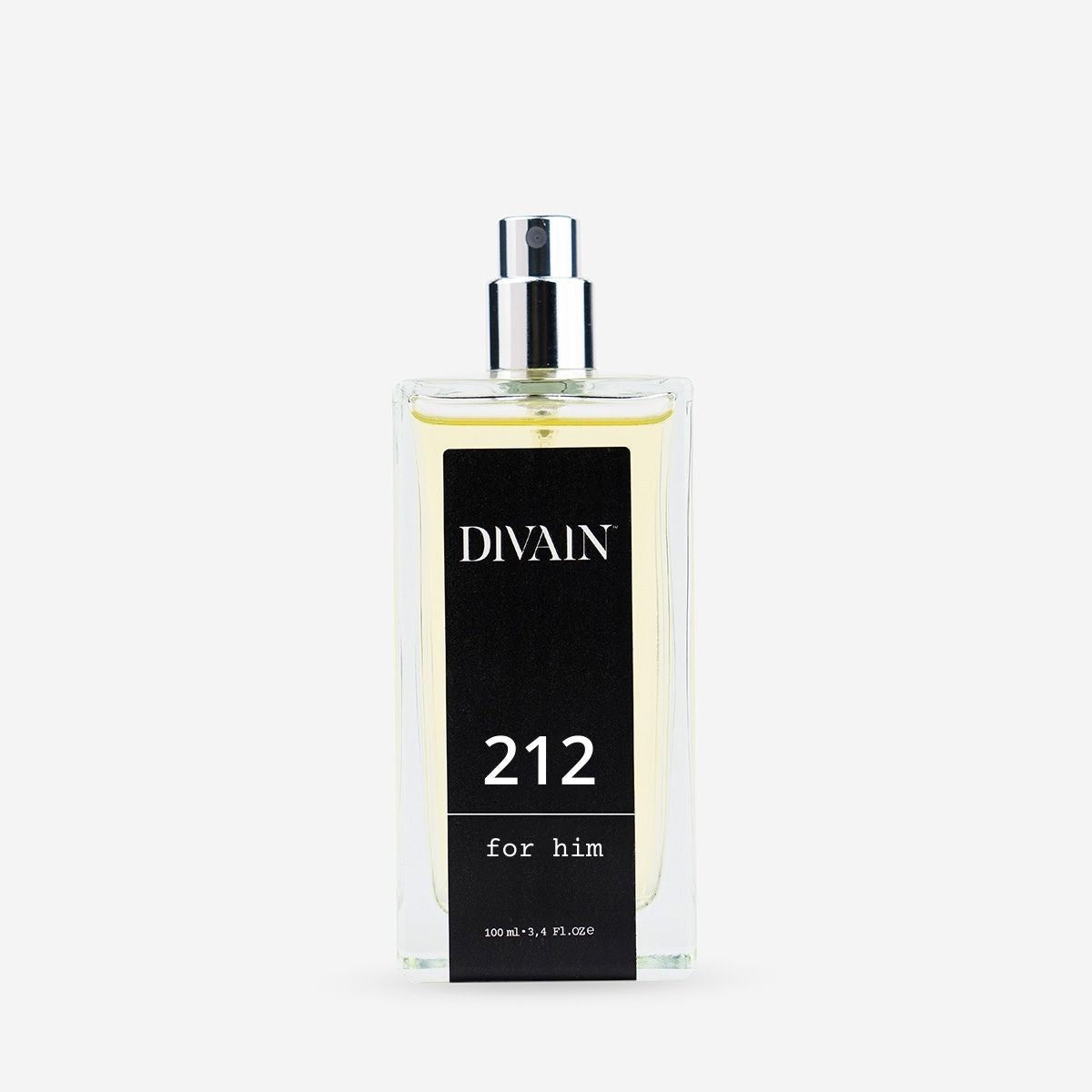 Boccetta di profumo equivalente per l'uomo divain-212